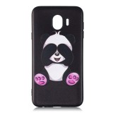 Husa TPU OEM Panda pentru Samsung Galaxy J4 J400, Multicolor