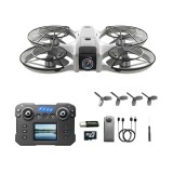 HexaCraft Droneo Alpha &ndash; Drona usoara cu camera HD wide 180&deg;, ecran HDR, control telefon sau telecomanda, Headless Mode, rotire 360, functie gesturi,