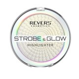 Iluminator Pudra Revers Strobe &amp; Glow, 8g, Nr. 02 Eternal, Cosmetice Femei, Machiaj, Irizatii Aurii, Ten Normal, Efect Luminos