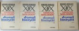DONUL LINISTIT , VOLUMELE I - IV de MIHAIL SOLOHOV , 1986 * EDITIE CARTONATA , *COTOR INTARIT CU SCOCI