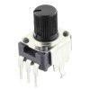 Potentiometru rotativ, 10k&Omega;, mono, liniar, ALPS, RK09K1130A8G, T201836