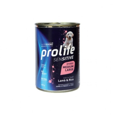 HRANA UMEDA PENTRU CAINI PREMIUM PROLIFE DOG PUPPY MEDIUM LARGE SENSITIVE MIELOREZ CV 400GR foto