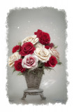 Cumpara ieftin Sticker decorativ, Trandafiri, Multicolor, 85 cm, 9374ST, Oem