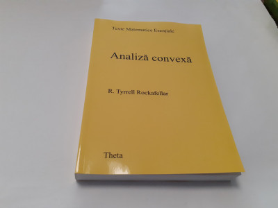 ANALIZA CONVEXA R.TYRRELL ROCKAFELLAR RF16/2 foto