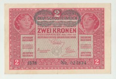 AUSTRIA - UNGARIA C - 2 Kronen/Korona/CoroaneN 1917 , B1.44