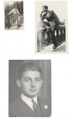 Set 3 fotografii originale CONSTANTIN NOICA adolescent (unicate - 1928) foto