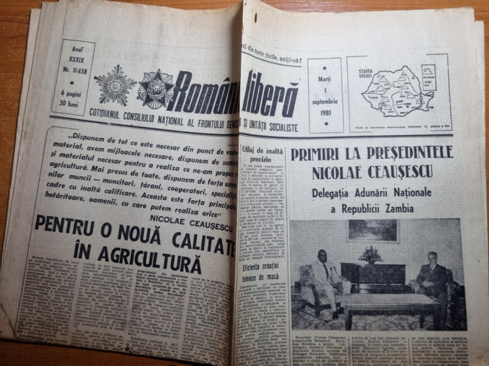 romania libera 1 septembrie 1981-art. costinesti si timisoara