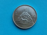 50 Lire 1987 San Marino-AUNC-RAR