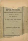 1658SPN A XXVII A XXVII programă a gimnasiului mare publicu rom&acirc;nu de religiunea ort resărit&eacute;nă din Brașovu ... 1891 Brașov anuar