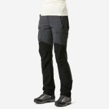 Pantalon Rezistent Trekking la munte MT500 Gri Damă, Forclaz