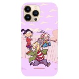 Husa compatibila cu Apple iPhone 14 Pro Max model Ed Edd and Eddy Adventures, Silicon, TPU, Viceversa, Transparent, Carcasa