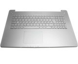 Tastatura Asus Argintiu N750JV argintie cu Palmrest iluminata backlit