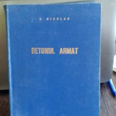 BETONUL ARMAT - V. NICOLAU