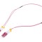 Patch cord fibră OM4 LC/UPC 0,5m LSZH
