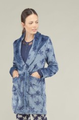 Halat scurt cu model floral Azul, Gisela 3/1523 - Blue, 4-L Standard