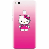 Husa silicon pentru Huawei P10 Lite, Cute Pink Catty