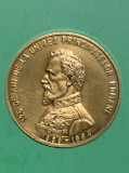 Medalie 125 de ani de la unirea principatelor Rom&acirc;ne 1859-1984