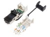 Mufă RJ45 Cat 6a Ecranată Aurită 8p8c