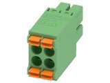 Regletă de conexiuni deconectabilă, 2 pini, pas 3,5 mm