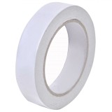 Bandă Dublu Adezivă 20m x 2.4cm, Albă, Ultra-subțire - Fixare Puternică, Universală, Artizanat, Bricolaj