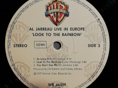 AL JARREAU - LOOK TO THE RAINBOW (1977/WARNER/RFG) - disc Vinil/Vinyl foto