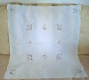 Fata de masa Vintage din bumbac cu broderie florala- Floricele roz