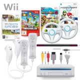 OFERTA Set Gaming Nintendo Wii modat+HDMI+300 jocuri+2volane+2manete