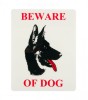Indicator Autocolant &quot;Beware of the Dog&quot; 20.5x25cm