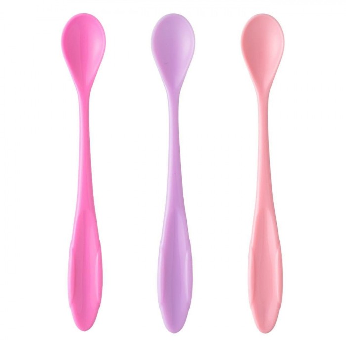 Set Lingurițe Plastic Honey Baby, 3 Bucăți, Multicolor, 17 cm