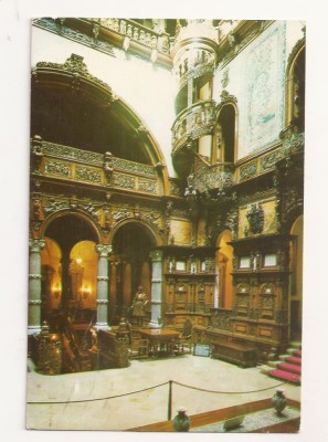 RF19 -Carte Postala- Sinaia, Muzeul Peles, circulata 1978 foto