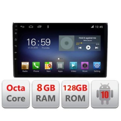Navigatie Audi A4 B6 F-050 Octa Core cu Android Radio Bluetooth Internet GPS WIFI DSP 8+128GB 4G CarStore Technology foto