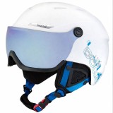 Cască de schi BOLL&Eacute; B-Yond Visor white-blue (58-61cm)