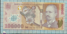Bancnota 100000 lei 2001-seria 021C..557 foto