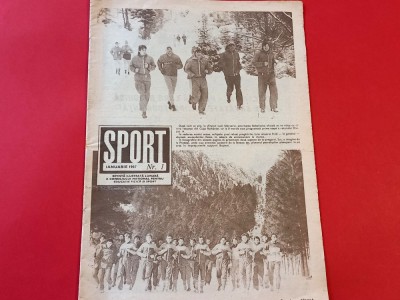 Revista &amp;quot;SPORT&amp;quot; nr. 1/1987 foto