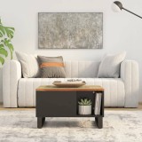 VidaXL Măsuță de cafea, 60x50x35 cm, lemn masiv recuperat