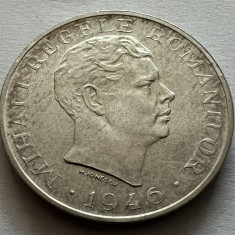 100.000 Lei 1946 Argint, Mihai I, Romania a UNC