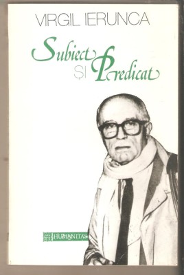 Virgil Ierunca-Subiect si predicat foto