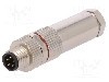 Conector M8, 5 pini, clasa etanseitate IP67, BULGIN - PXMBNI08FIM05BSC