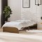 vidaXL Cadru de pat single, maro miere, 90x190 cm, lemn masiv 814917