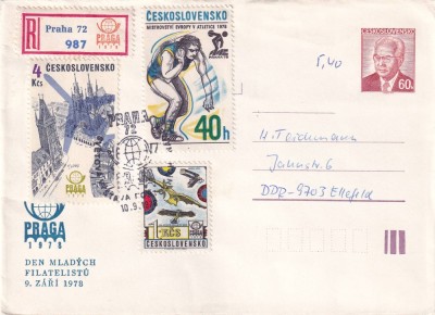 FILATELIE TEMATICA - PLIC CEHOSLOVACIA TEMATICA OLIMPIC foto