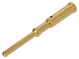 Conector M12 pin tată aurit crimpat