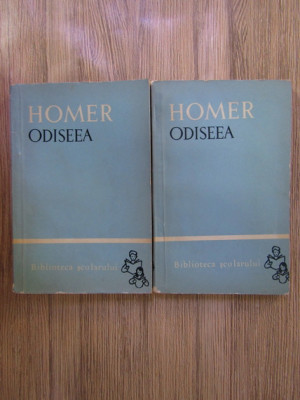 Homer - Odiseea 2 volume (1966, editie cartonata) foto