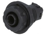 Soclu Banană Negru 4mm 30A 1kVDC, CLIFF