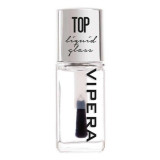 Lac de unghii incolor, Vipera, 10ml, Top Coat cu aspect de sticla lichida