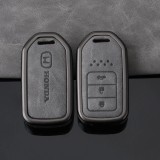 Carcasă din piele ecologica si aliaj de zinc pentru cheie compatibil Honda Vezel ,City ,Civic ,Jazz, BRV ,BR-V, HRV