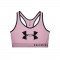 Bustiera Under Armour Mid Keyhole Graphic W - 1344333-698