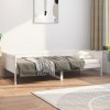 VidaXL Pat de zi, alb, 90x190 cm, lemn masiv de pin