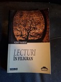 Lecturi &icirc;n filigran (cu dedicatia autorului) - Geo Vasile