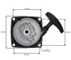Demaror Motocoasa Chinezeasca 67mm Compatibil Mitsubishi TL33 TL43 TL52 CG260 CG328 CG430 CG520 BG431 BG328 Sparta 42 44