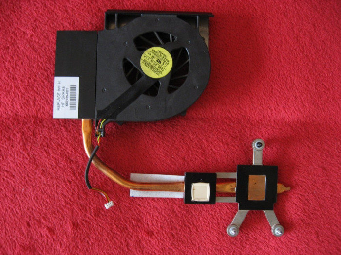 Cooler ventilator cu radiator laptop Compaq Presario CQ61-312SA, DFB552005M30T